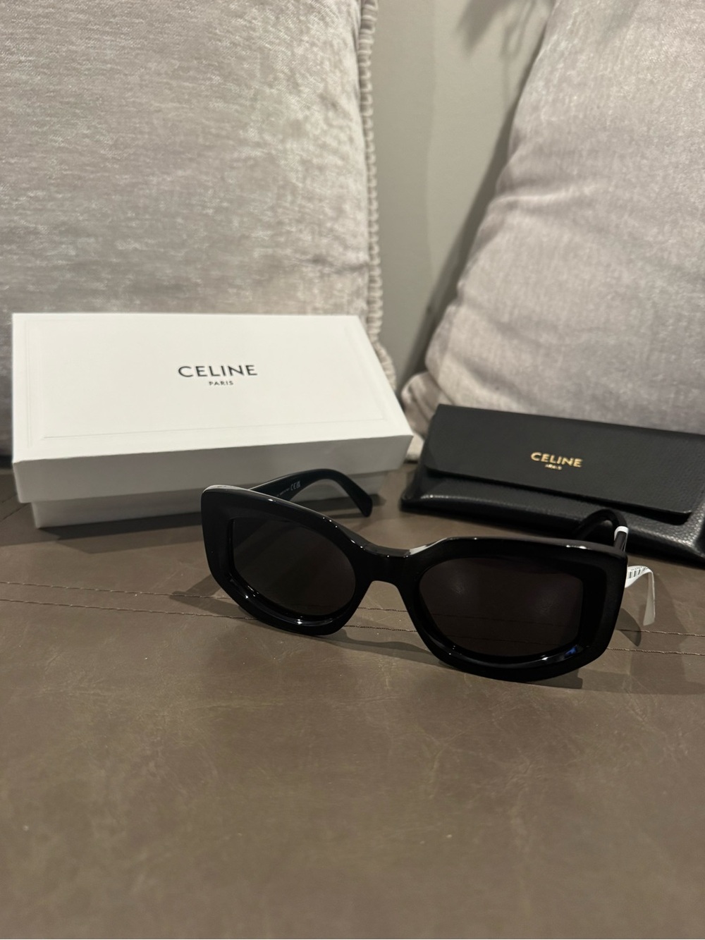 Celine CL40277I Shiny Black 54-20-140 Sunglasses